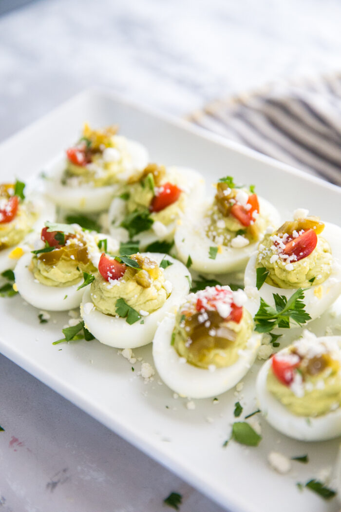 deviled eggs with jalapenos
