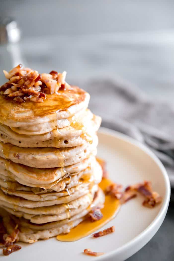 easy pancakes with bacon
