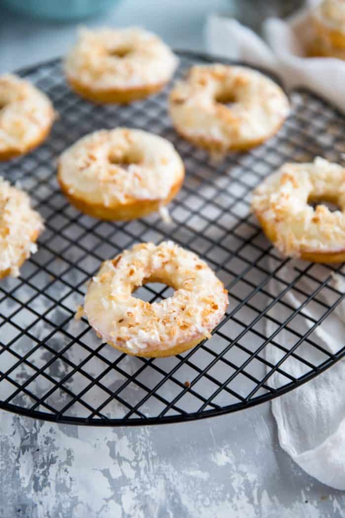 Baked donut recipe with coconut