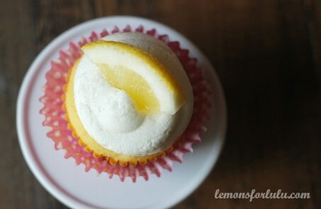 Lemon Cupcakes with White Chocolate Buttercream
