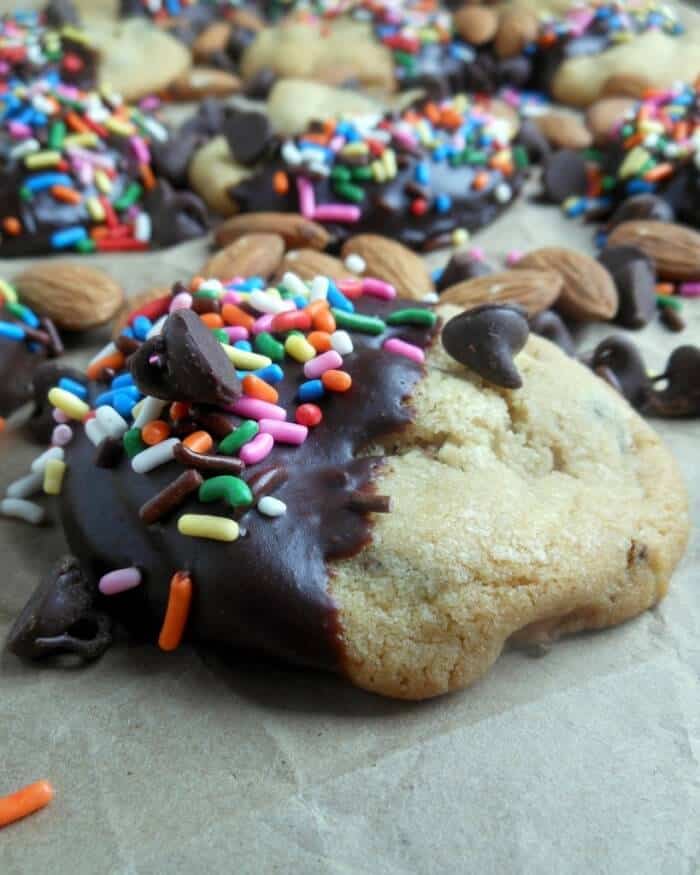 Double-Chocolate-Almond-Sprinkled-Cookies-819x1024