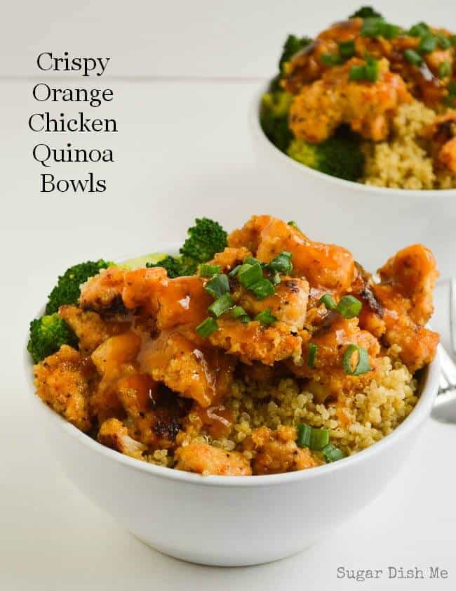 Crispy-Orange-Chicken-Quinoa-Bowls