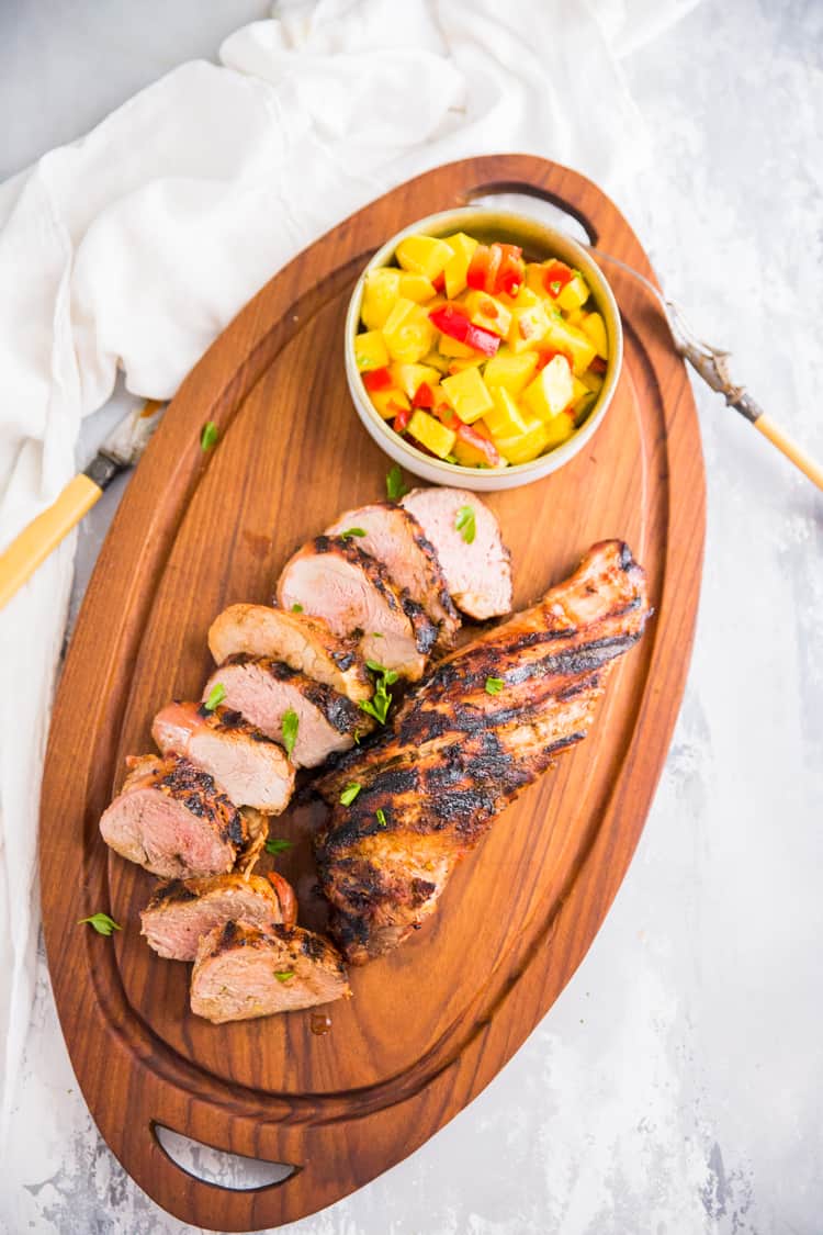 Pineapple marinade outlet for pork tenderloin