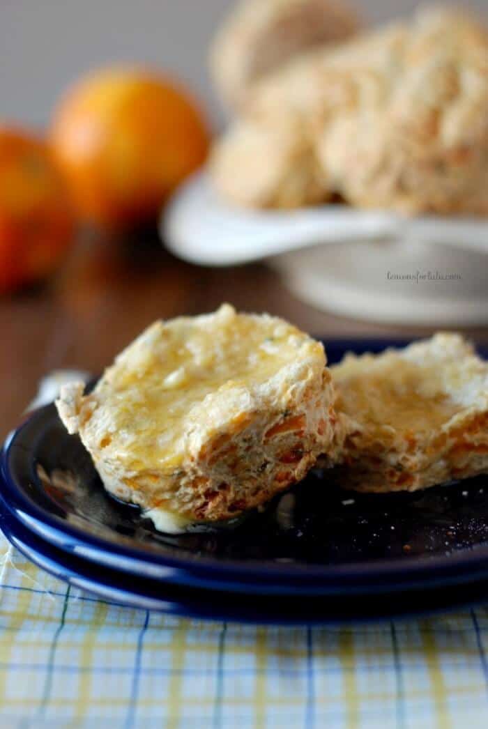 Orange Sage Beer Biscuits www.lemonsforlulu.com