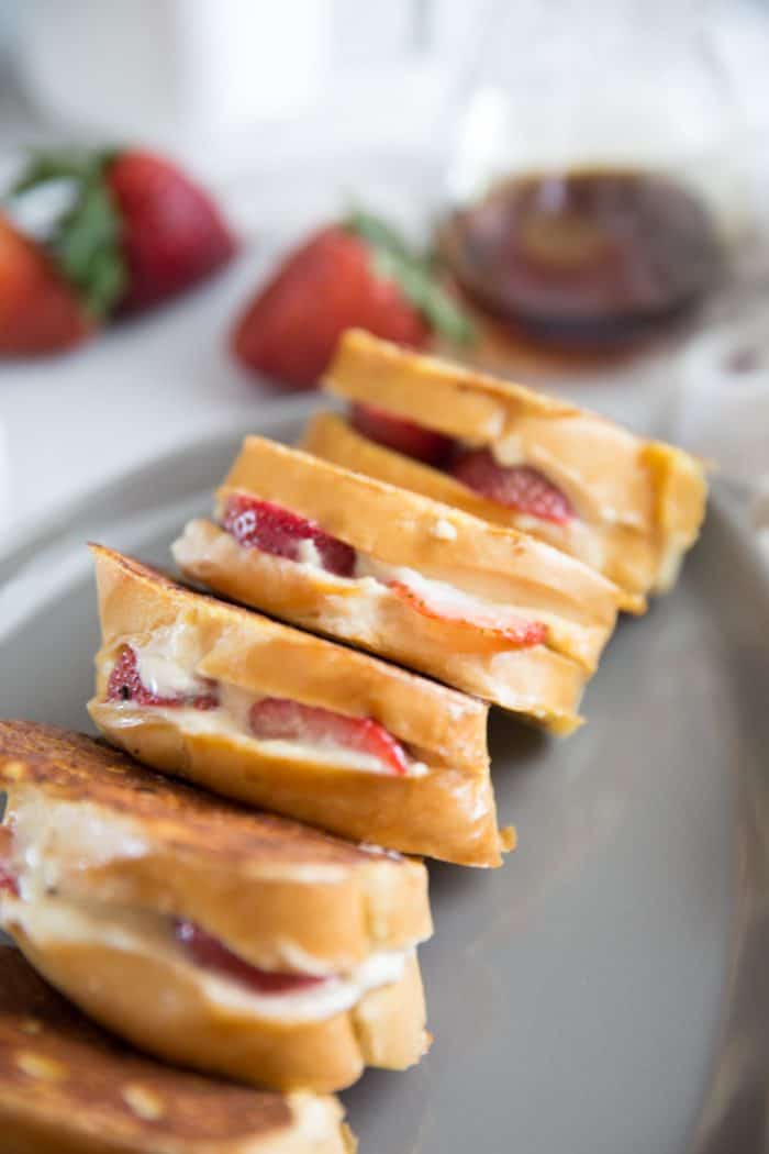 Stuffed French toast slices