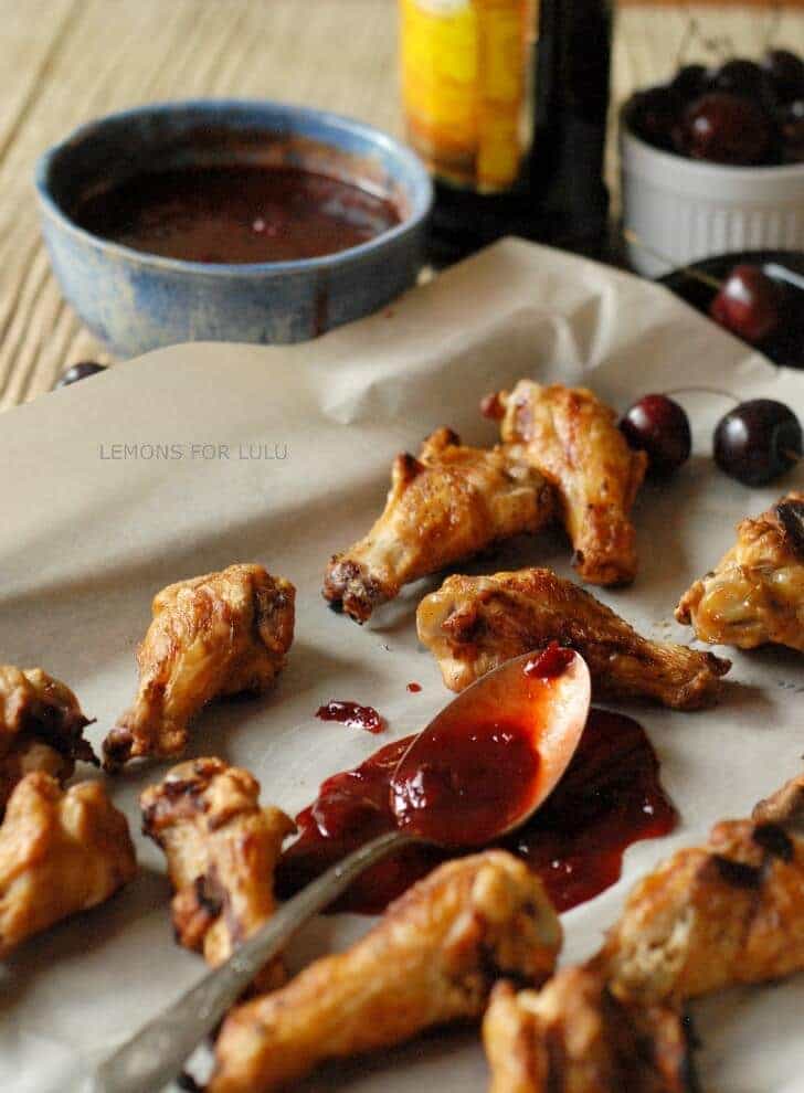 Drumettes with Cherry Kahlua BBQ Sauce 4