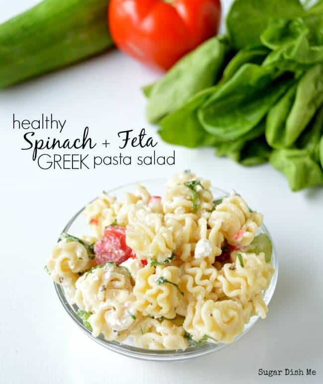 Spinach-and-Feta-Pasta-Salad