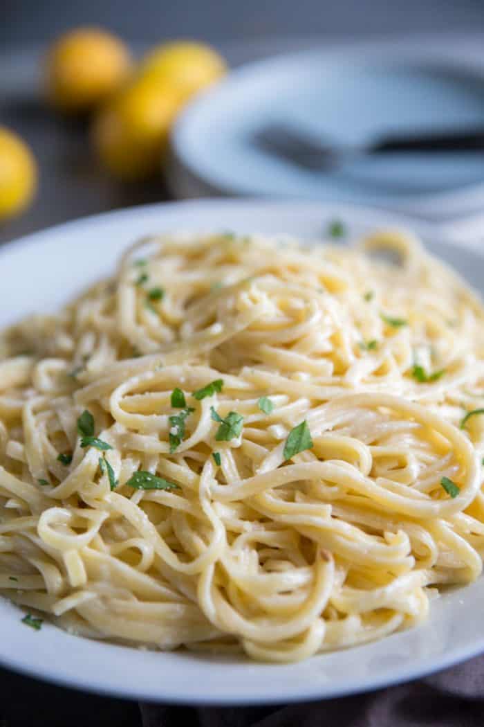 Lemon pasta bowl