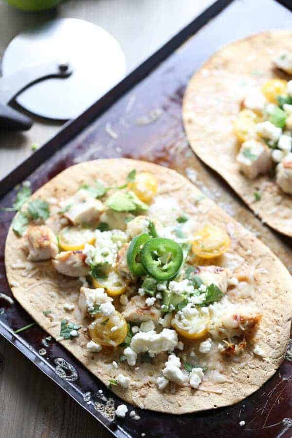 Tequila Lime Chicken Pizza