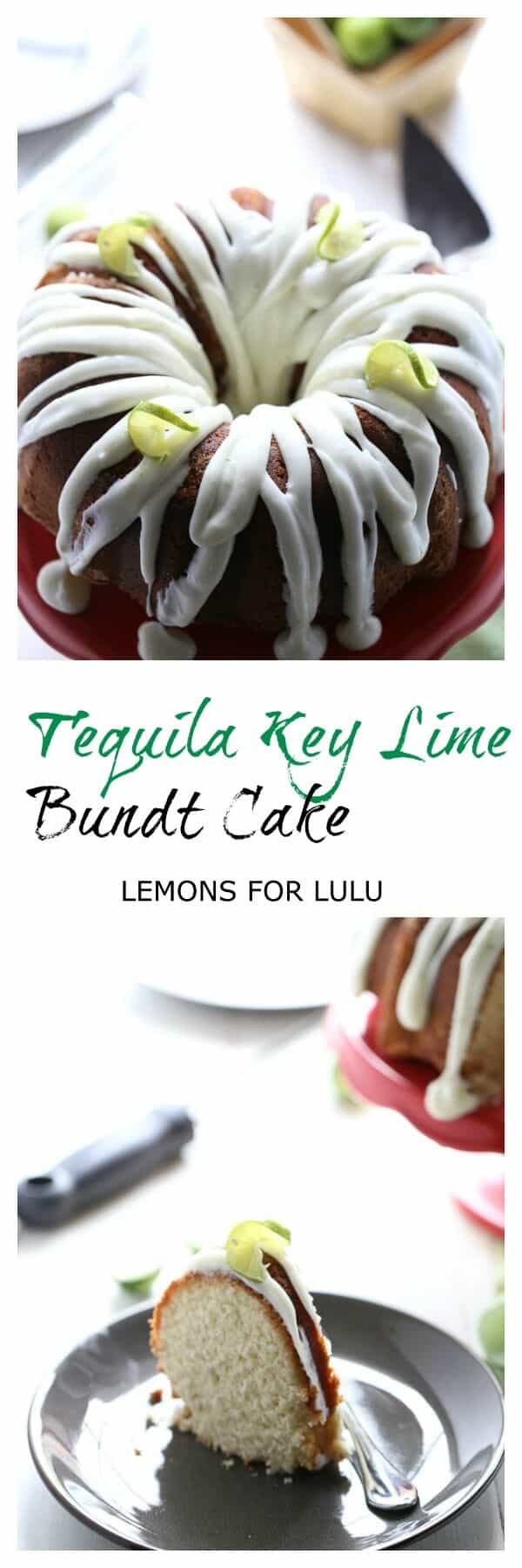 This easy bundt cake recipe is infused with a touch of tequila and filled with the bold, citrusy taste of key limes! lemonsforlulu.com