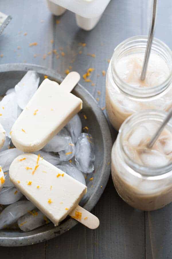  A Chai Tea Latte az első és a középső ezekben a krémes és hűvös gelato popsicles! limonsforlulu.com # IDelightInChai