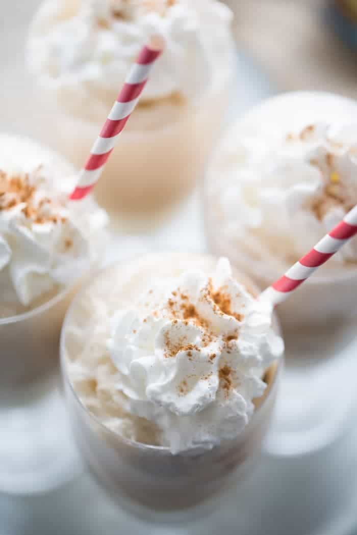 Eggnog makes this ice cream float extra rich and creamy! This recipe is a refreshingly simple and delicious holiday treat! lemonsforlulu.com