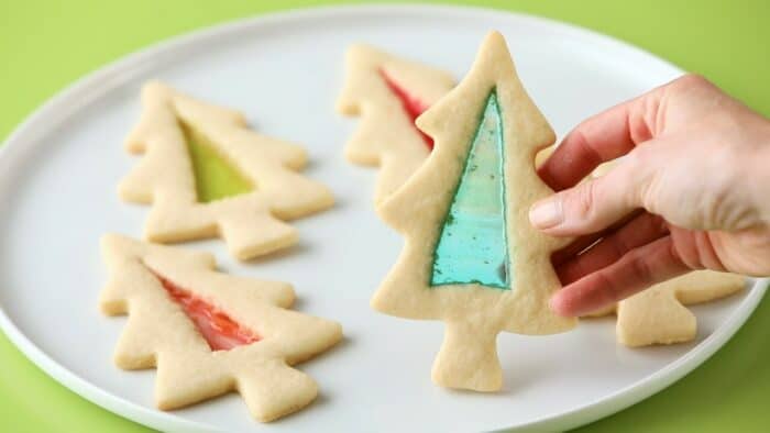 Stained Glass Holiday Cookies