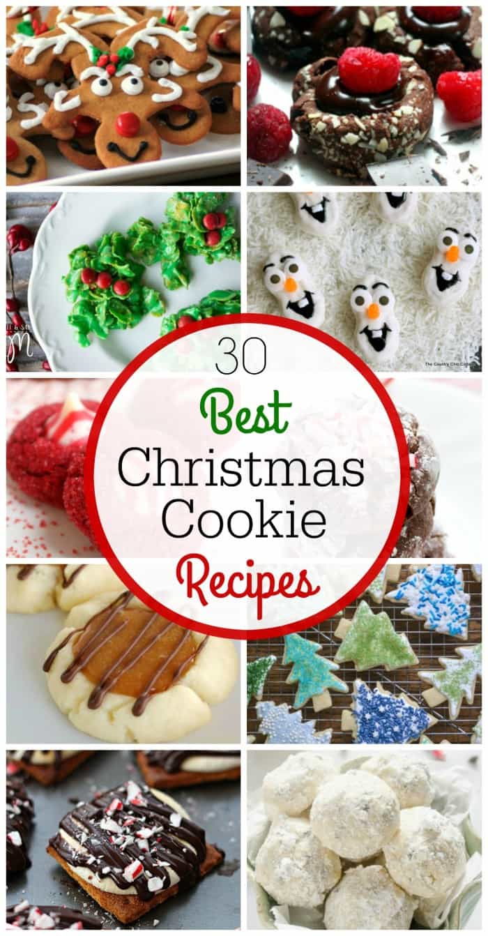 30 of the Best Christmas Cookie Recipes in one spot! These cookies are fun, delicious and will be loved by all! lemonsforlulu.com