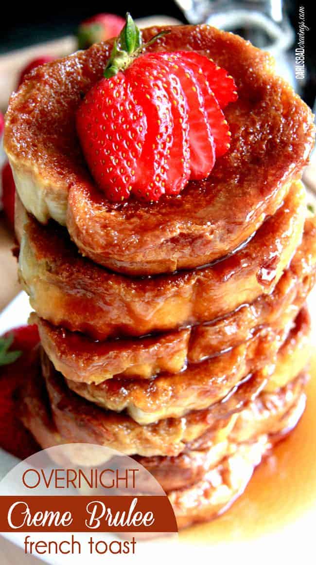 Crème Brulee French Toast Valentine's Day recipes