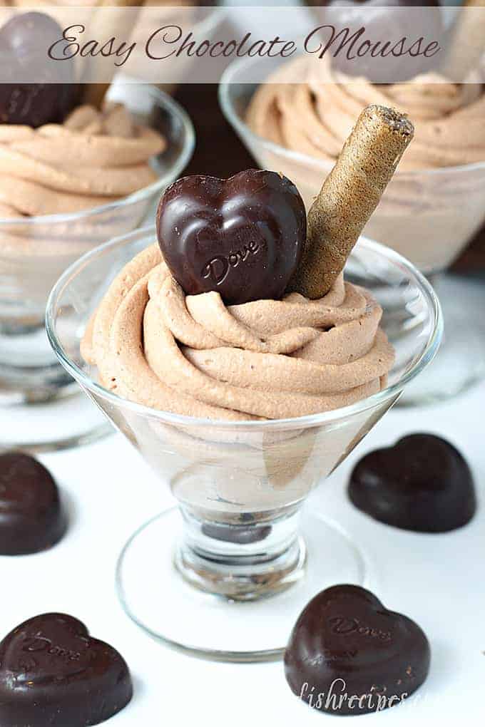 Easy Chocolate Mousse Valentine's Day recipes