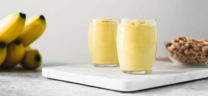 Healthy Vegan Banana Cream Pudding with Turmeric valentine's day recipes