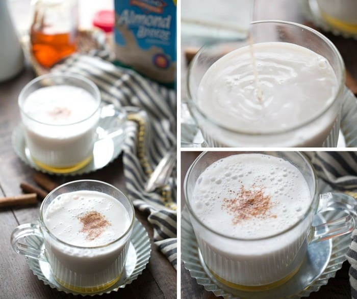 In a need of some comfort? This easy steamed almond milk is just that! It is warm and soothing with sweet honey undertones that will warm you from the inside out! lemonsforlulu.com