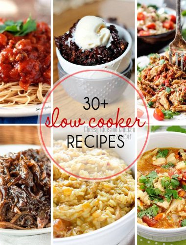 You are going to love these recipes! Over 30 slow cooker recipes right here. Our lives are busy, we need to get help with any easy recipe we can find!
