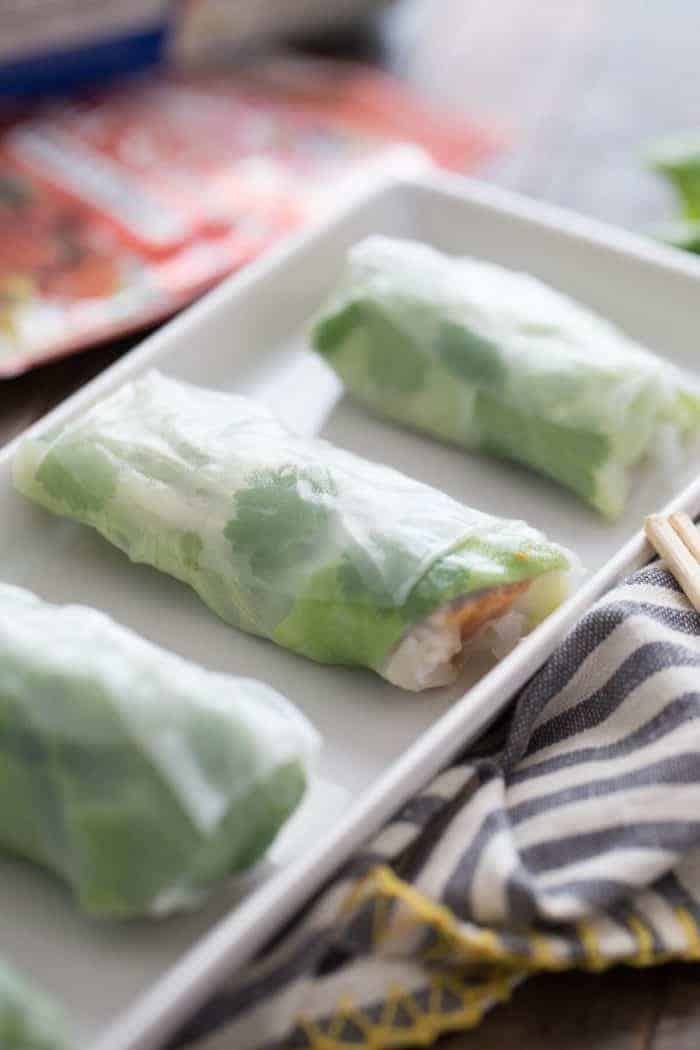 Easy Spring Roll Recipe with Salmon