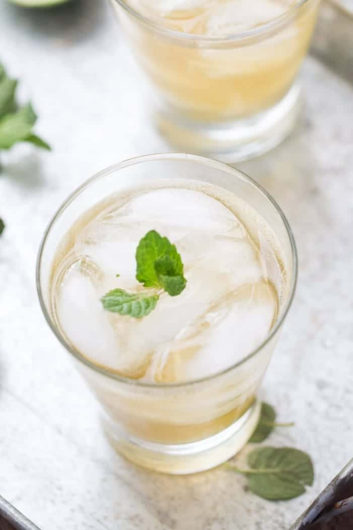 A mint mojito recipe with simple syrup and Irish whiskey; a new classic!