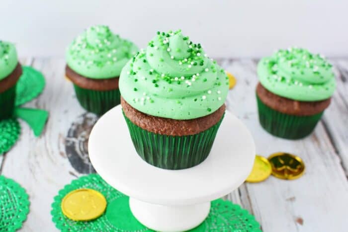 St. Patrick's Day Cupcakes spring recipes