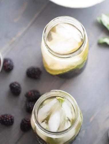 Blackberry Basil Iced Tea Recipe | Lemons for Lulu