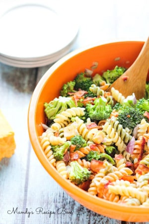 Broccoli Bacon and Pasta Salad