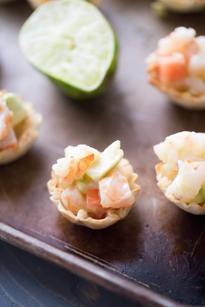 This simple and fresh shrimp ceviche recipe is an elegant appetizer perfect for entertaining!