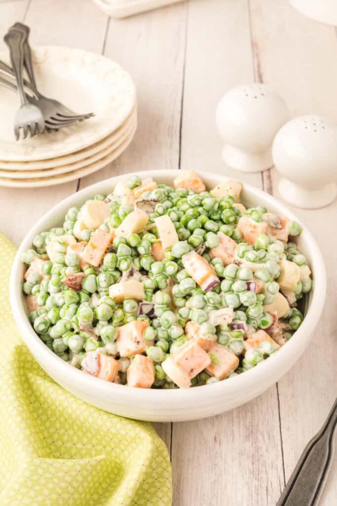 Creamy Pea Salad memorial day recipes