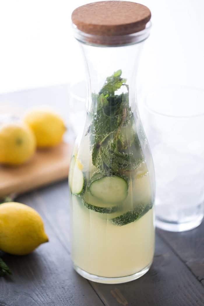 Quench your thirst with this fresh and simple cucumber mint cooler!
