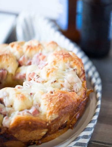 This easy monkey bread recipe is like your favorite sandwich but much more fun to eat!