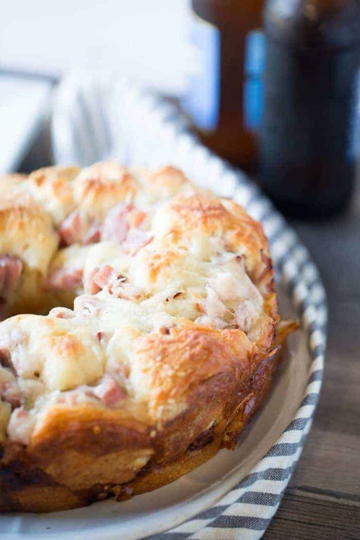 This easy monkey bread recipe is like your favorite sandwich but much more fun to eat! 