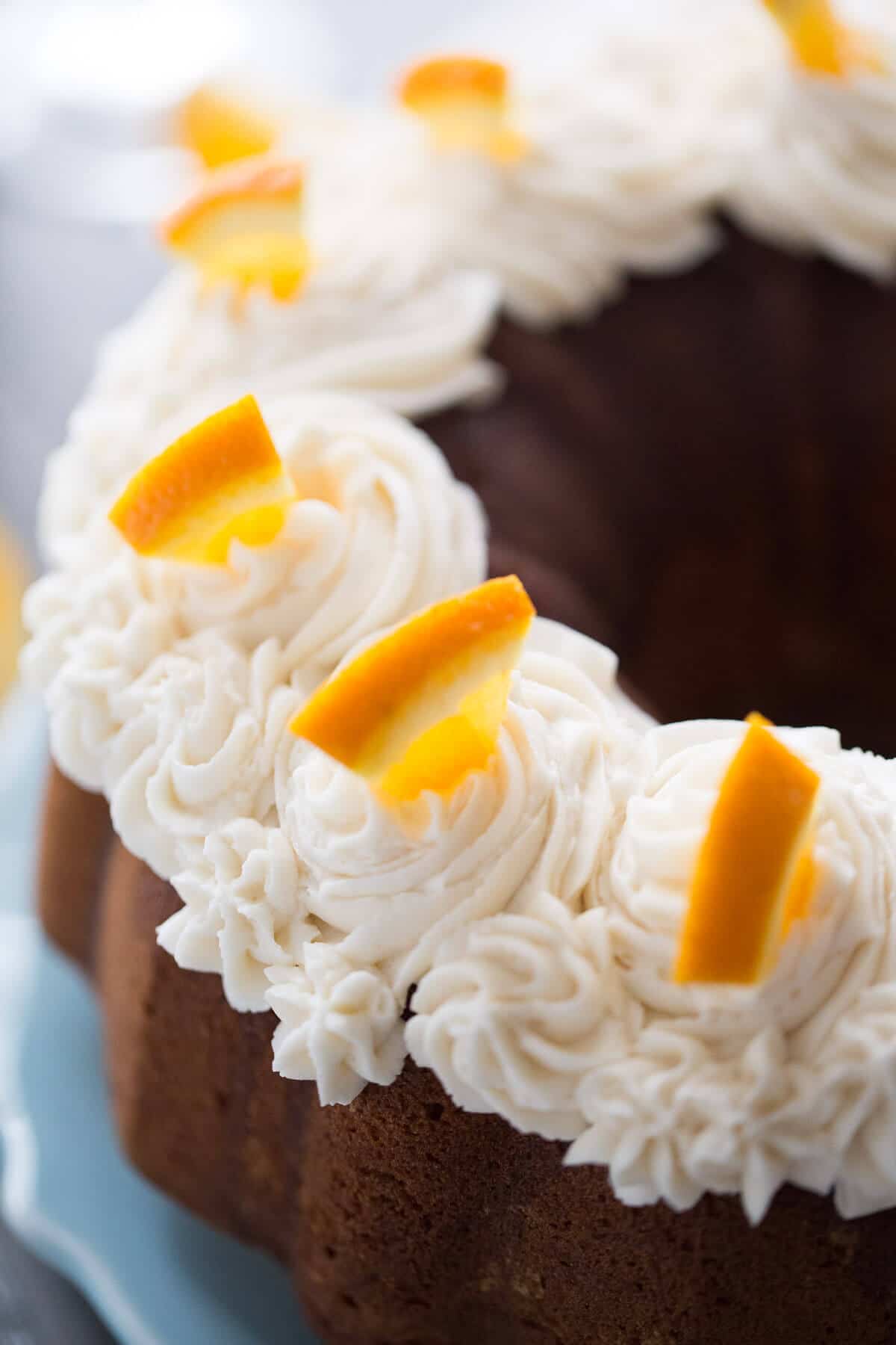 Mimosas aren’t just for drinking; champagne and orange juice make this bundt cake taste extraordinary!