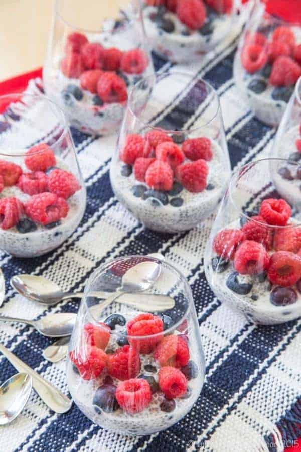 Mixed Berry Chia Parfaits