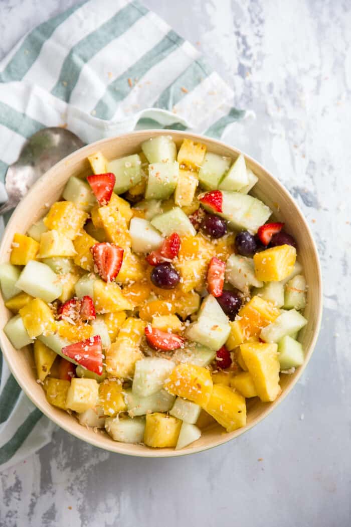 Pina Colada Fruit Salad