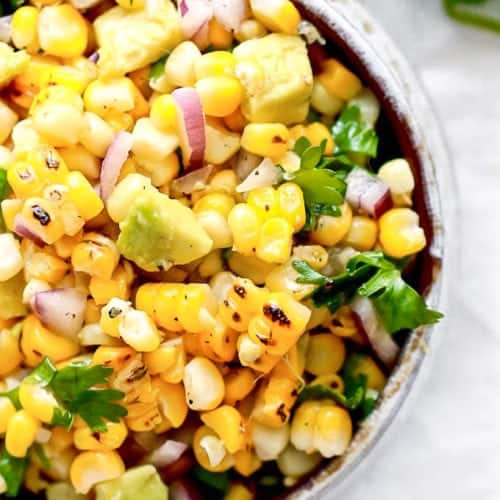 Summer Grilled Corn Salad