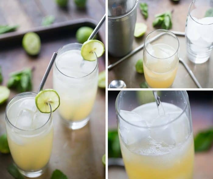 A vodka Collins with a splash of summer! This key lime infused cocktail is refreshing, and simple; perfect for hot summer nights!