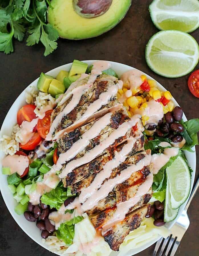 Grilled Chicken Burrito Bowl