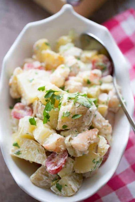 Grilled Po’boy Potato Salad