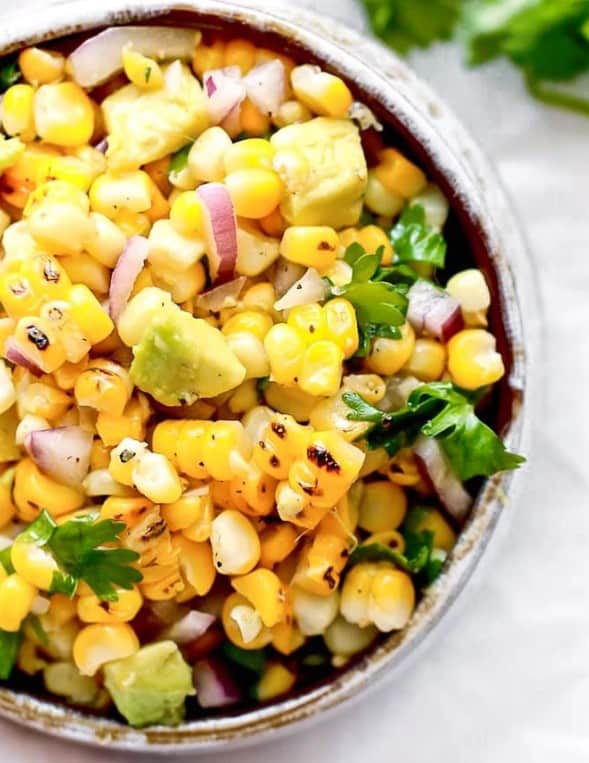 Summer recipes Grilled Corn Salad