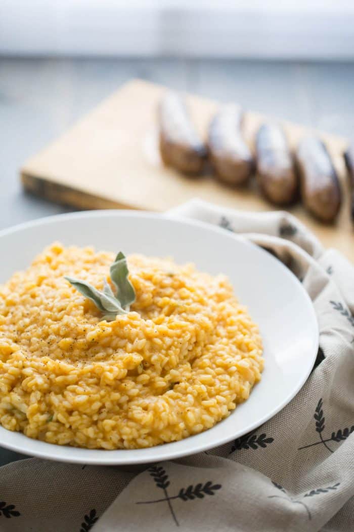 Risotto is easy to make at home you just need a little time! This pumpkin risotto is worth every minute!