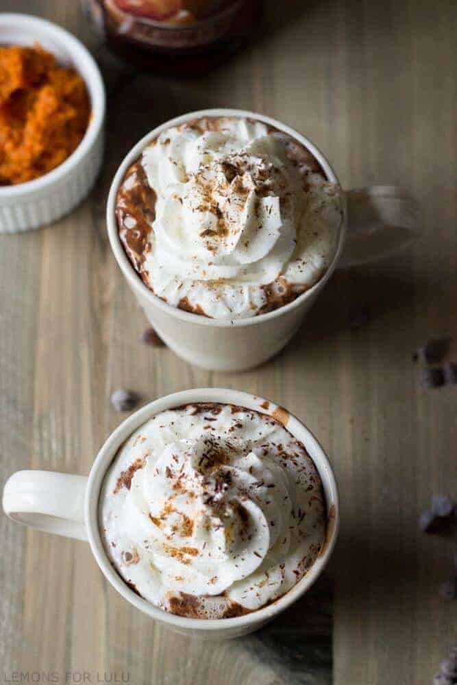 Pumpkin Spice Hot Chocolate