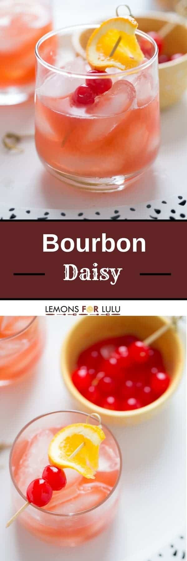  Lemon juice and grenadine add life to silky bourbon for an elegant and flirty bourbon cocktail. 