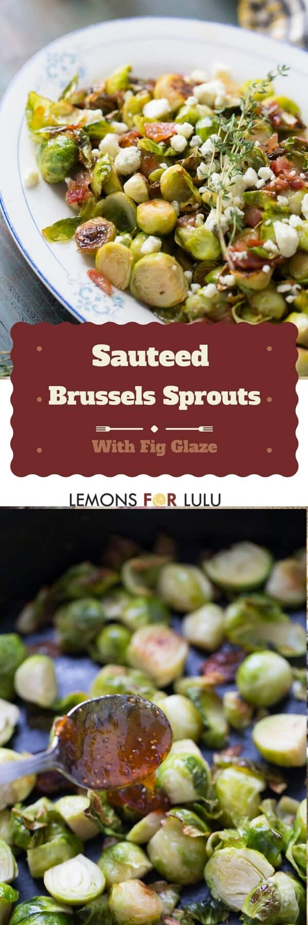 No boring Brussels sprouts here! These sautéed Brussels sprouts are packed with flavor!