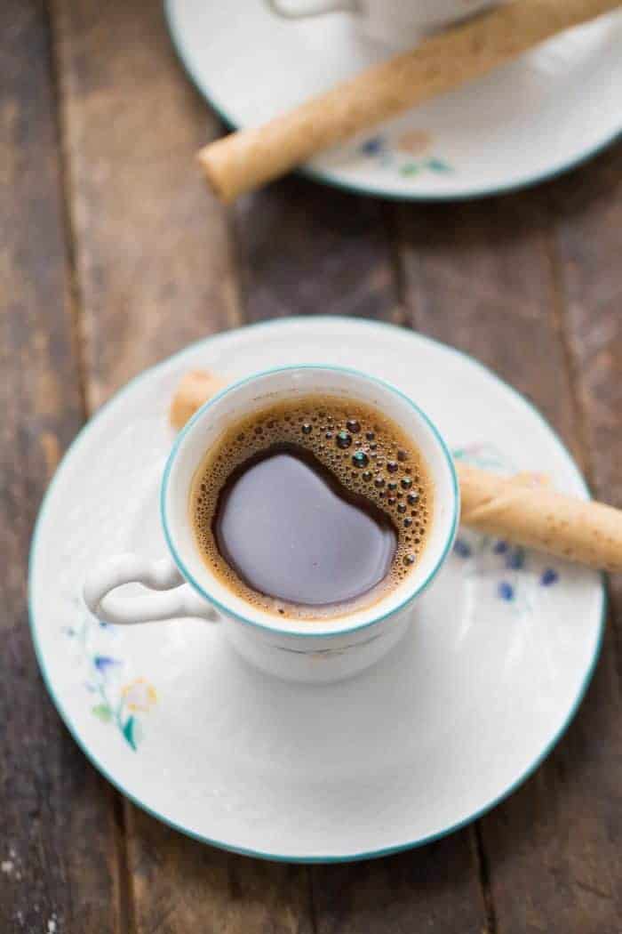Greek coffee is a staple in our house the rich tasting coffee and deep flavored aroma will have you hooked too!