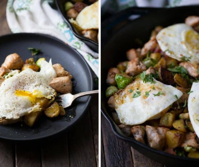 Got leftover turkey? Then grab a skillet and get to making this turkey hash.