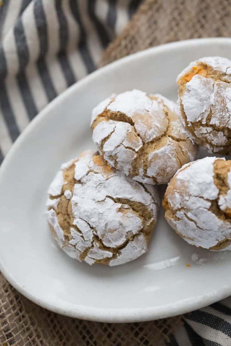 Crinkles cookies recipe with a little caramel flavor! Same great look, whole new taste!