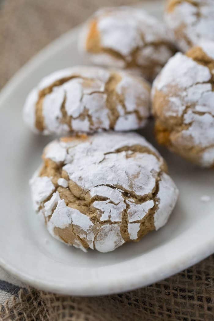 Crinkle cookies are fun and easy to make. This caramel crinkle cookie recipe is a nice change from tradition!