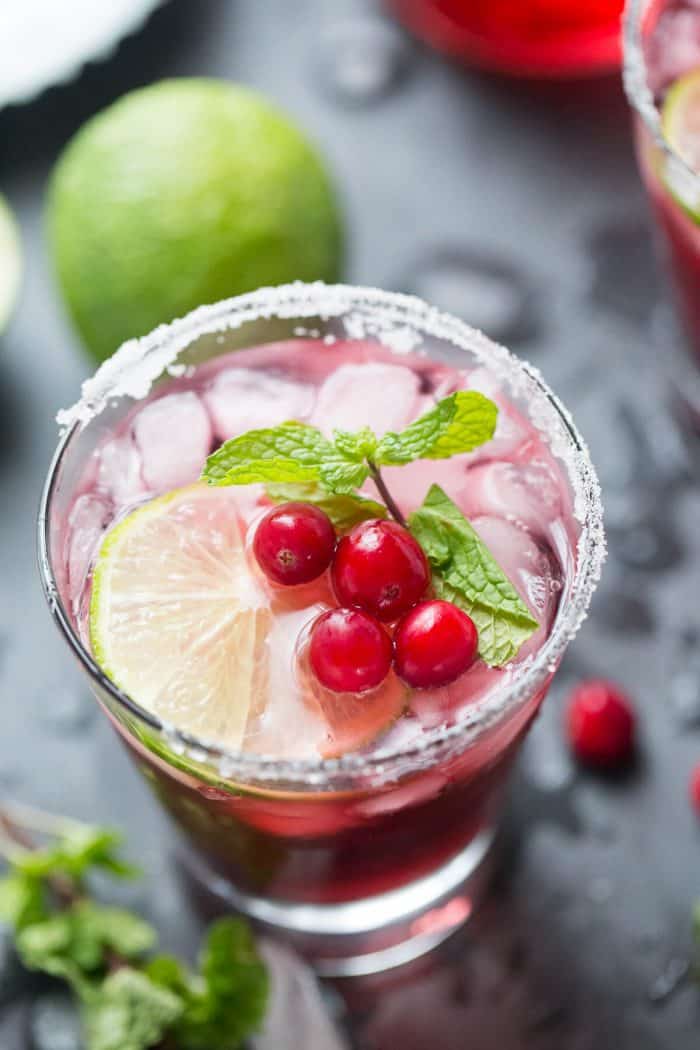 Cranberry juice and rum makes this a tangy sweet daiquiri that is a must try!